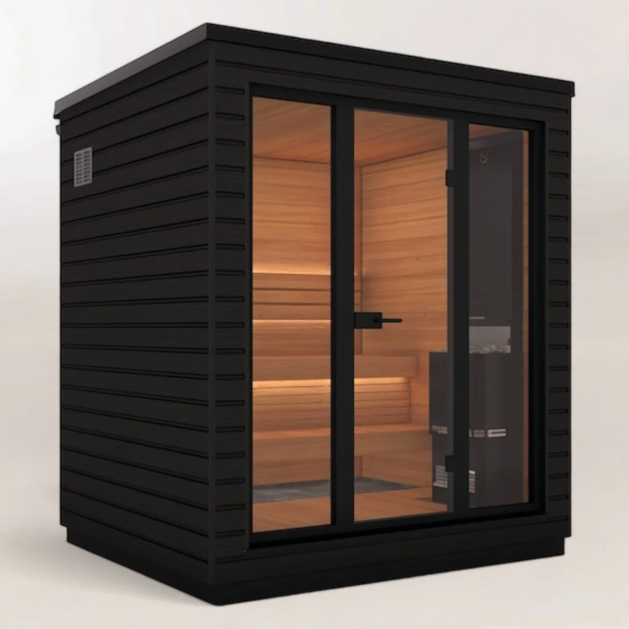 Saunum Classic Mini Outdoor Sauna 3 Seater - Image 3