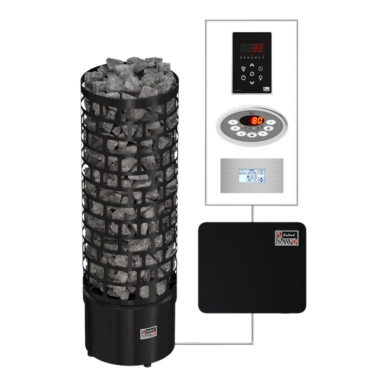 Sawo Aries Round Sauna Heater - Image 6