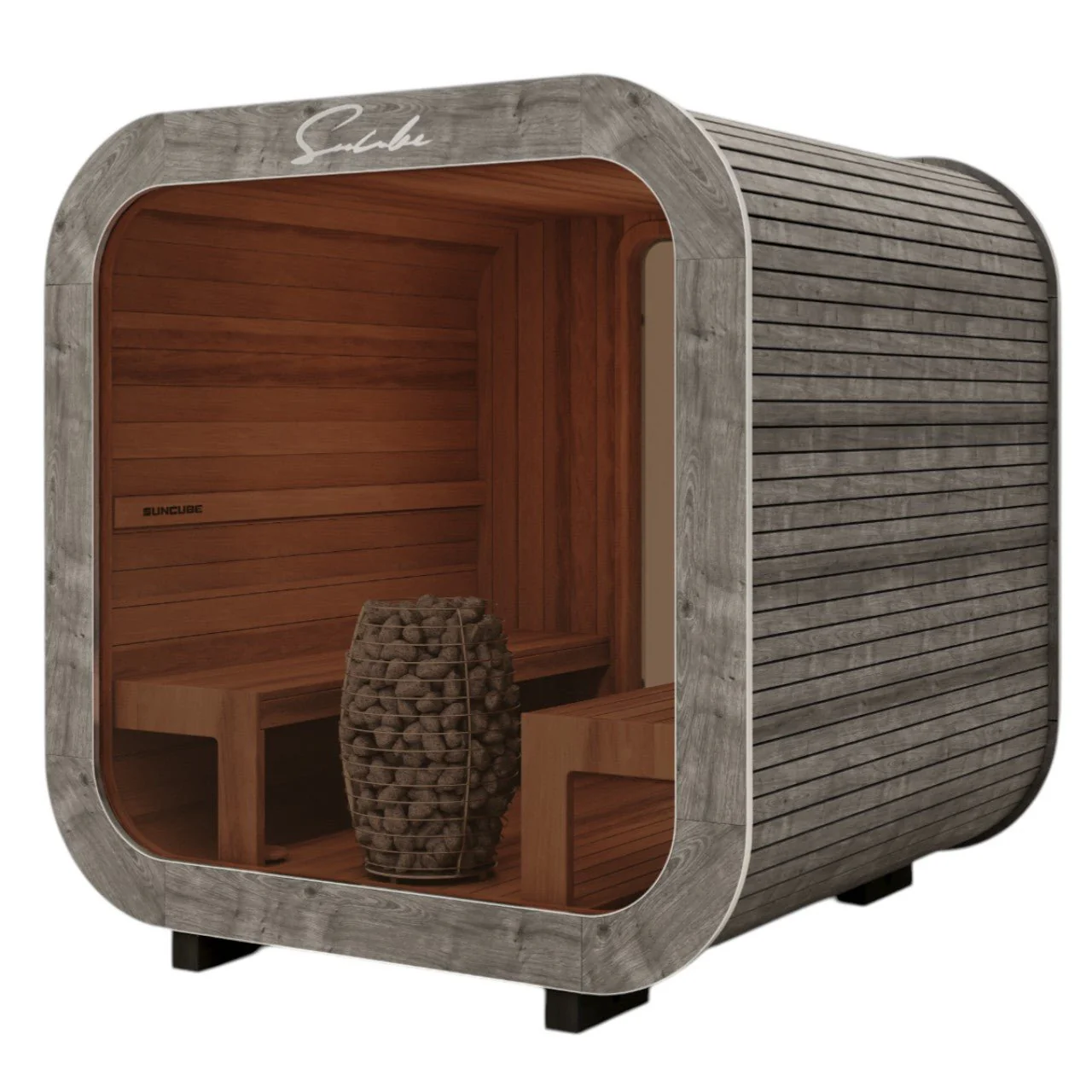 SunCube M 4-6 Person Outdoor Sauna - Image 12