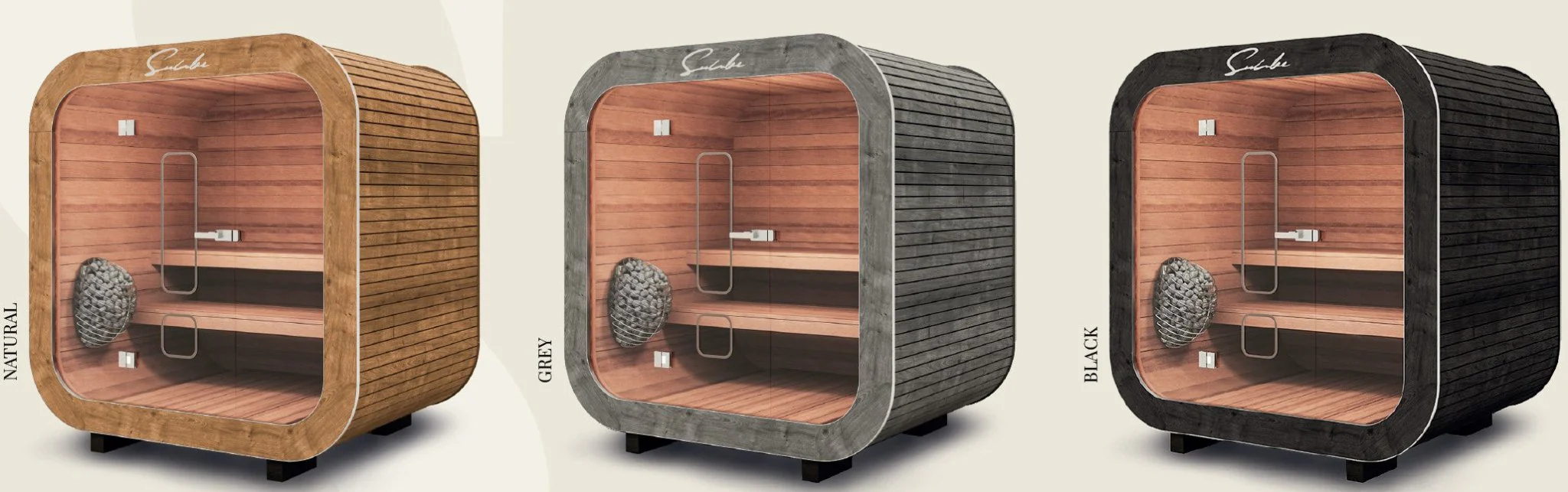 SunCube S 2-4 Person Outdoor Sauna - Image 3