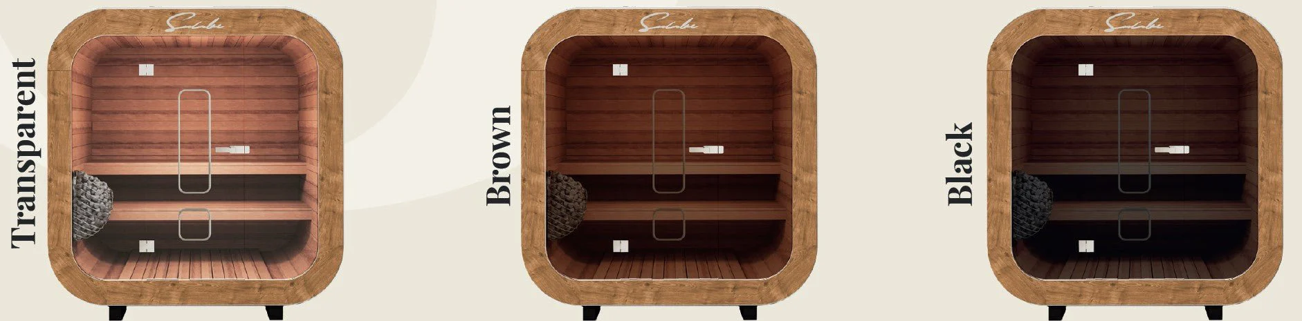 SunCube S 2-4 Person Outdoor Sauna - Image 4