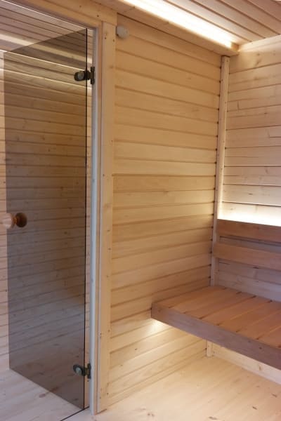 Viking Industrier Luna Outdoor Sauna With Changing Room - Image 7