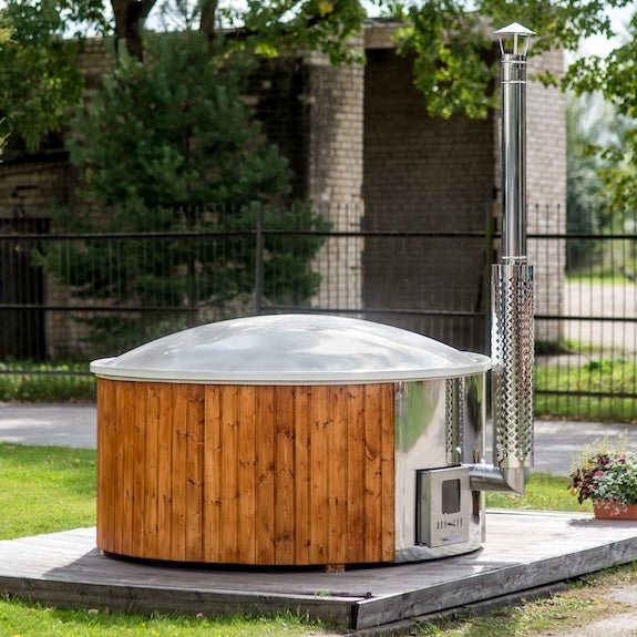 Viking Industrier Wood Burning 6 Person Hot Tub with Integrated Heater - Image 3